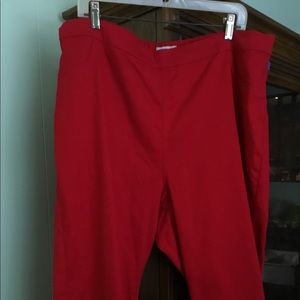 BOGO Catherine’s Red Pull-on pants- 1X Petite